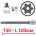 BGS technic Torx t30 с дупка l100мм на вложка 1/4 ; bgs 4203
