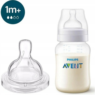 Philips Anti-Colic Бебешко шише - 260ml, от 1 месец (SCY103/01)