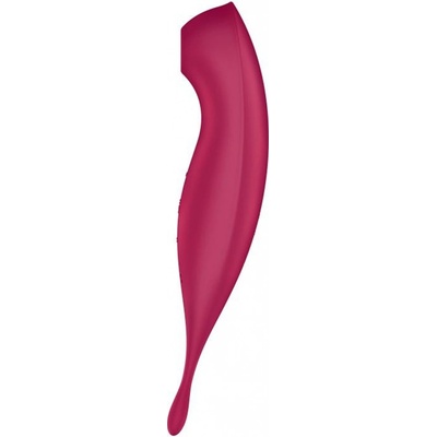 Satisfyer twirling pro connect app dark red Bodový s možností zvukové stimulace