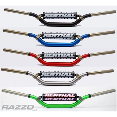 Řídítka Renthal TwinWall 996-01 Stewart / Villopoto / KTM / CRF 19-.. / KXF 21-.. 28.6 Oranžová