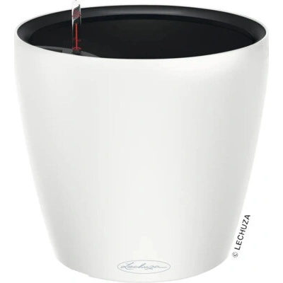 Lechuza Classico Color LS plastový kvetináč 35 x 32,5 cm biely