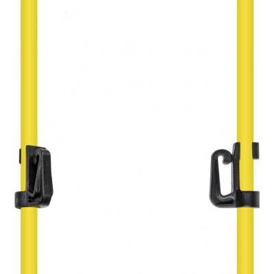 VNT electronics s.r.o. Sklolaminátová oválná tyčka pro elektrický ohradník 110 cm, nášlap a hrot, 2 izolátory