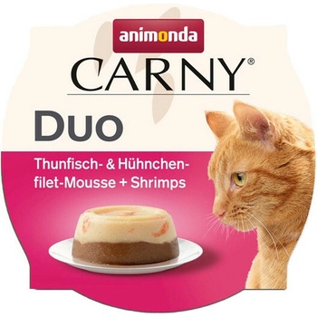 Animonda Carny Duo Jemný tuniak s jemným kuracím filetom a krevetami 70 g