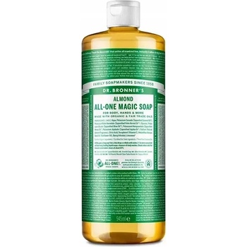 Dr. Bronner's tekuté univerzálne bio mydlo ALL-ONE Almond 945 ml