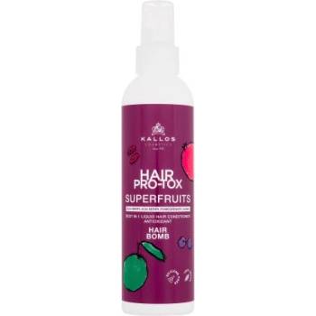 Kallos Hair Pro-Tox Superfruits Hair Bomb 200 ml подхранващ балсам за коса без отмиване за жени