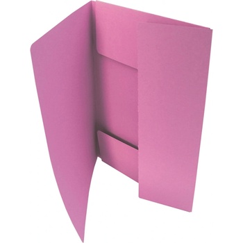 Hit Office A4 papierové dosky s chlopňami ružové 50 ks
