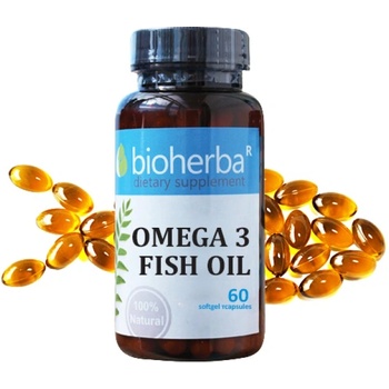 Image 1 of Bioherba Omega 3 Fish Oil 1000 mg [50 Гел капсули]