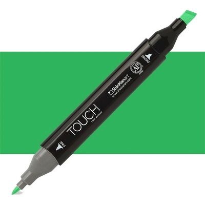 Lihová fixa TOUCH oboustranná Fine & Chisel, Vivid green (G46)
