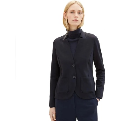 Tom Tailor Сако Tom tailor 1038703 Ottoman Structure blazer - Blue (Sky Captain Blue)