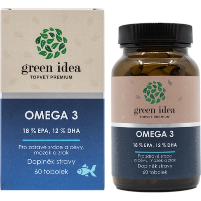 Topvet Green idea Omega 3 18% EPA 12% DHA 60 toboliek