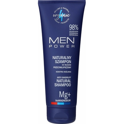 4Organic Men Power šampón proti lupinám 250 ml