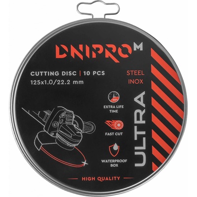 Dnipro-M Řezný kotouč 125 x 1,0 x 22,2 mm 72321000 10 ks