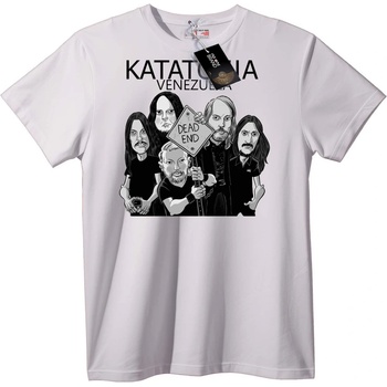NOONEBRAND Тениска Katatonia Dead End - 5XL, White