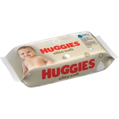 Huggies Elite Soft vlhčené utierky 56 ks