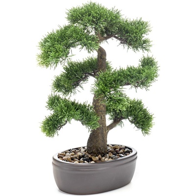 Umělý Bonsai Cedr v květináči, 45cm
