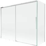 Mexen Rox плъзгащ параван за баня с 2 врати 190 + 90 x 150 cm, прозрачен, хром - 8C9-190-090-01-00 (8C9-190-090-01-00)