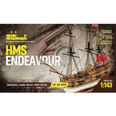 mini MAMOLI H.M.S. Endeavour kit 1:143