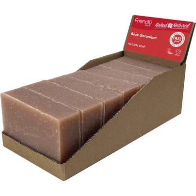Friendly Soap Natural Soap Rose Geranium натурален сапун 7x95 гр