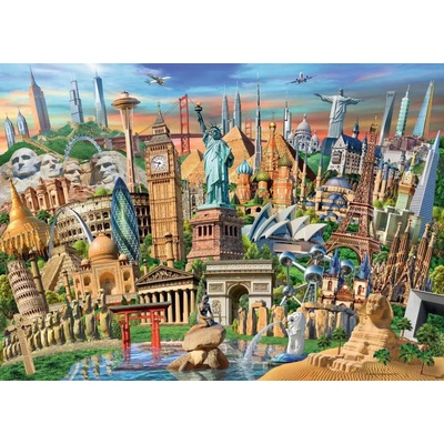 Ravensburger - Puzzle Monuments of the world 1000 - 1 000 piese