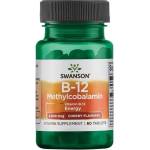 Swanson B-12 Methylcobalamin, 2500 mcg, 60 таблетки, Swanson (SWU783)