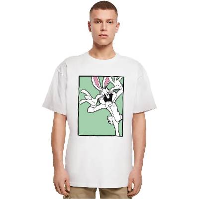 Тениска Merchcode Looney Tunes Funny Face Oversized short sleeve T-shirt - White (White)