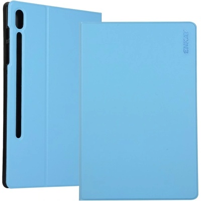 Enkay LEATHER Zaklápací obal pre Samsung Galaxy Tab S6 T860 / T865 102143 svetlomodrý