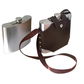 Chef`n CN-Бутилка инокс с кожен калъф 32oz СРЕДНА (9828) (0198596)