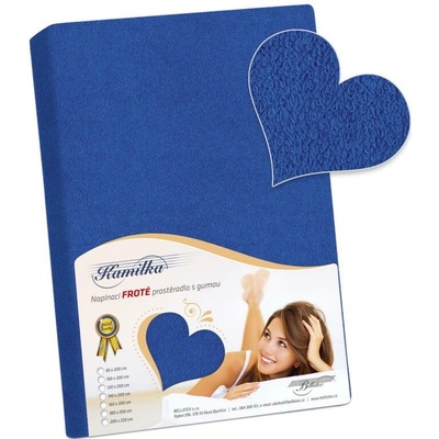 Bellatex froté prostěradlo světle modré 100x200