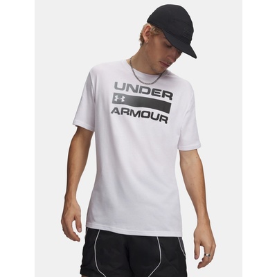 Under Armour Team ISSue Wordmark SS Tee white black
