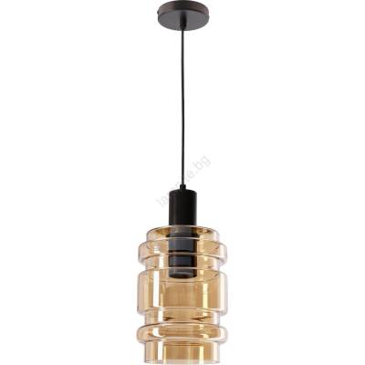 Candellux Pендел на кабел RADON 1xE27/40W/230V димчато бежов (CA1109)