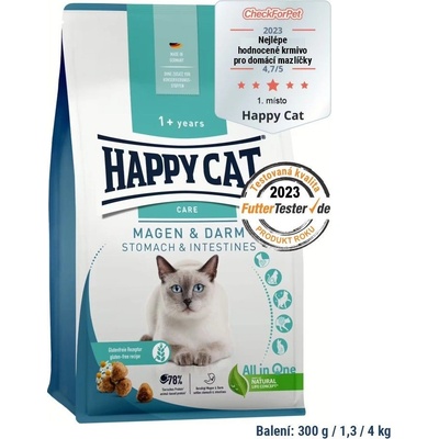 Happy Cat HC Sensitive Magen & Darm Žaludek & střeva 4 kg