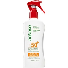 Babaria Sun Sensitive opalovací spray pro citlivou pokožku SPF50+ 200 ml