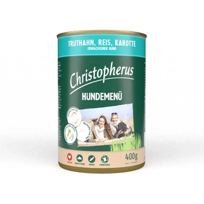 Christopherus krocan s rýží a mrkví 24 x 400 g
