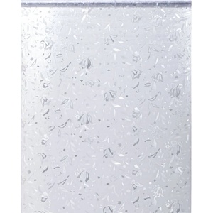 vidaXL Фолио за прозорци матирано модел на цвете 45x500 см PVC (155847)