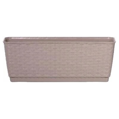 Trebor Kvetináč RATOLLA P mocca 30x12x13cm