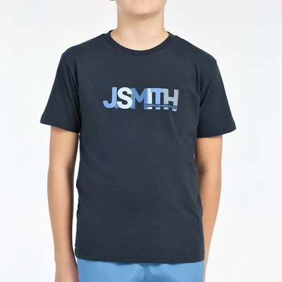 Тениска John smith Napo short sleeve T-shirt - Blue (Navy Blue)