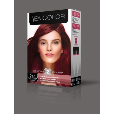 LILA Cosmetics Турска крем боя за коса Sea Color 5.65 Strawberry Red