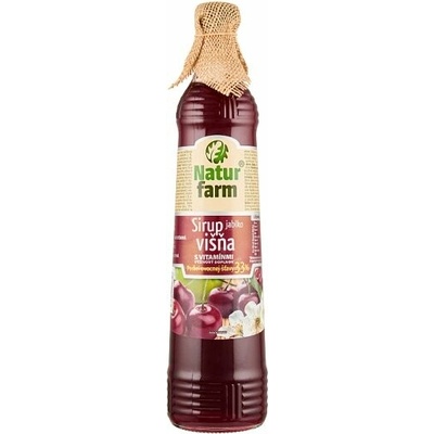 Natur Farm Sirup jablko višňa s vitamínmi 0,7 l