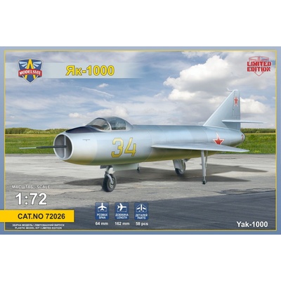 MODELSVIT Yakovlev Yak 1000 Limited Edition 1:72
