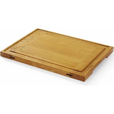 Greatstore Dubové servírovací prkénko 37x27cm tloušťka 2cm