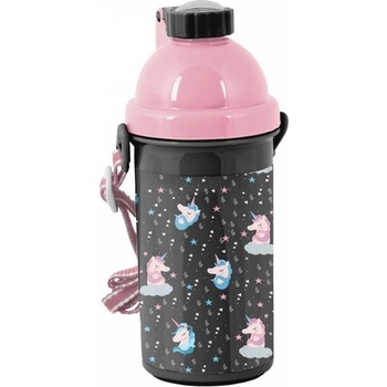 Image 1 of PASO - Бутилка с дръжка за рамо Unicorn Black PP22UN-3021