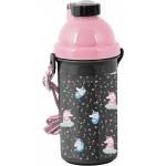 PASO - Бутилка с дръжка за рамо Unicorn Black PP22UN-3021
