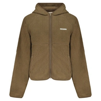 Guess Jeans dámská sportovní mikina se zipem Brown