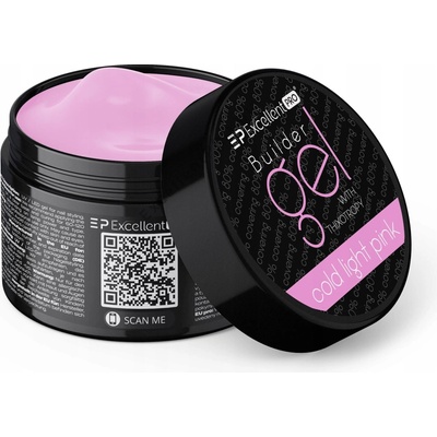Excellent Pro stavební gel Builder gel Thixotropy Cold Light Pink 50 g