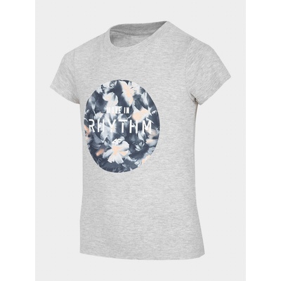 4FCOld dětské tričko Hjl22 jtsd006 light grey mel