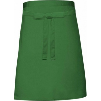 Link Kitchen Wear Pekařská lehčí zástěra délka pkolena 240 g/m Zelená lahvová X997