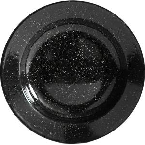 Sagaform Черна десертна емайлирана чиния ø 20 cm Doris - Sagaform (1091351_5018414)
