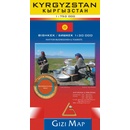 Kyrgyzstan 1:750t mapa Bishkek 1:30t plán města GIZI