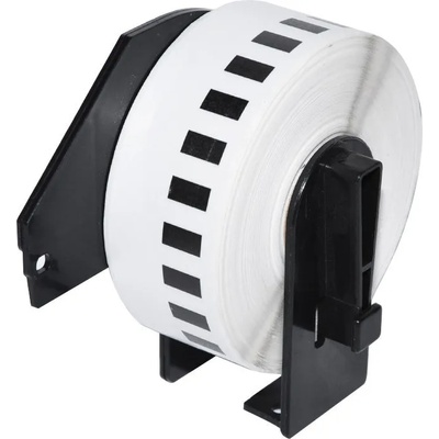 съвместими етикети Brother DK-22214 - White Continuous Length Paper Tape 12mm x 30.48m, Black on White - MK-DK-22214 (MK-DK-22214)