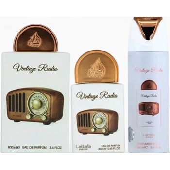 LATTAFA Pride Vintage Radio - EDP 100 ml + EDP 20 ml + Deodorant 200 ml унисекс